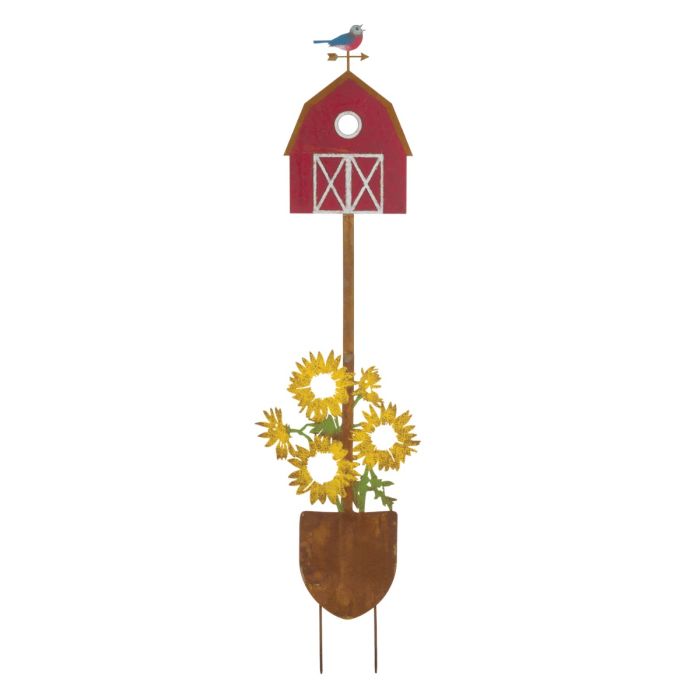 Rustic Birdhouse Stake | Barn
