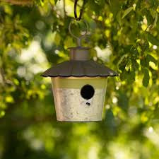Umbrella Roof Metal Birdhouse