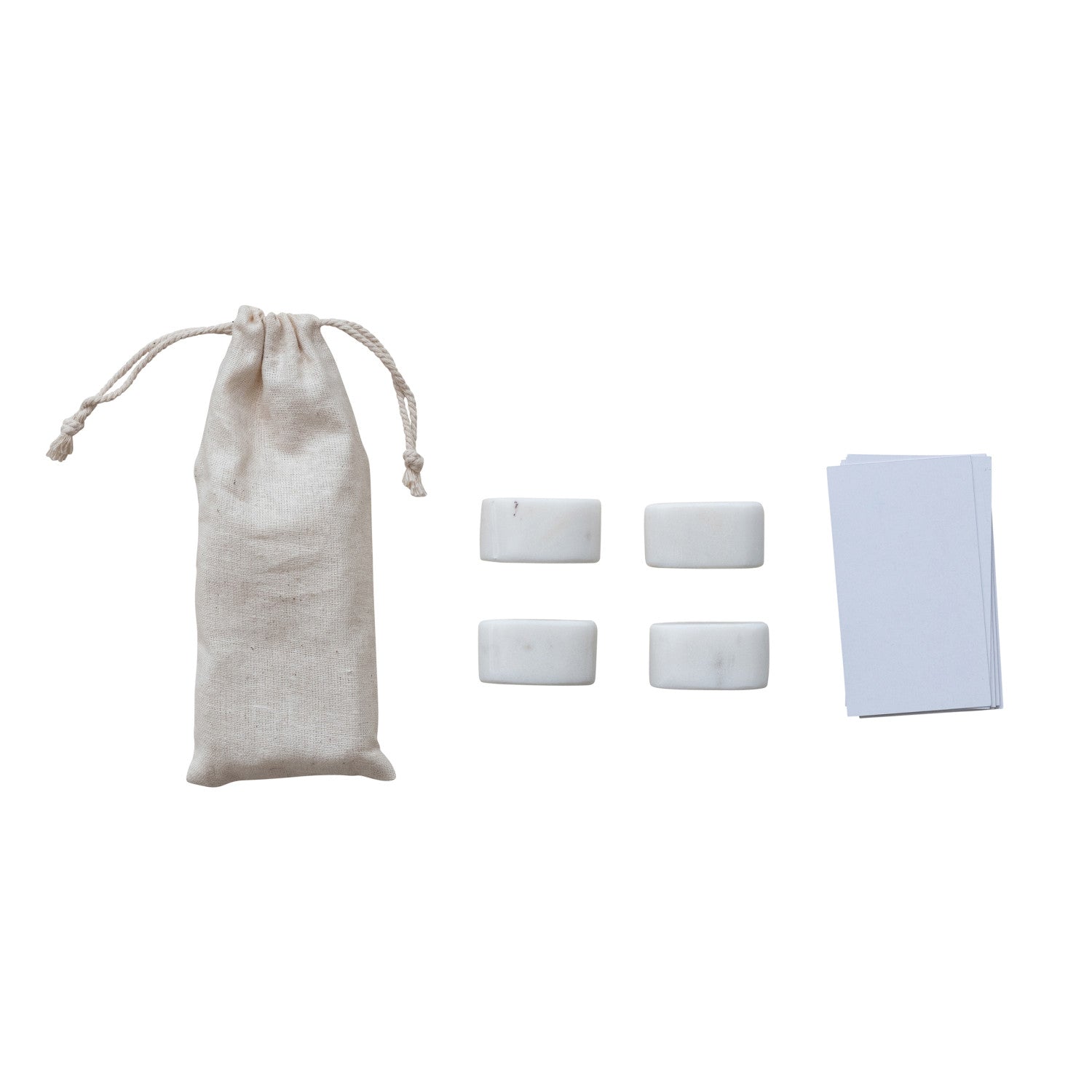 Marble Place Card Holders w/Cards
