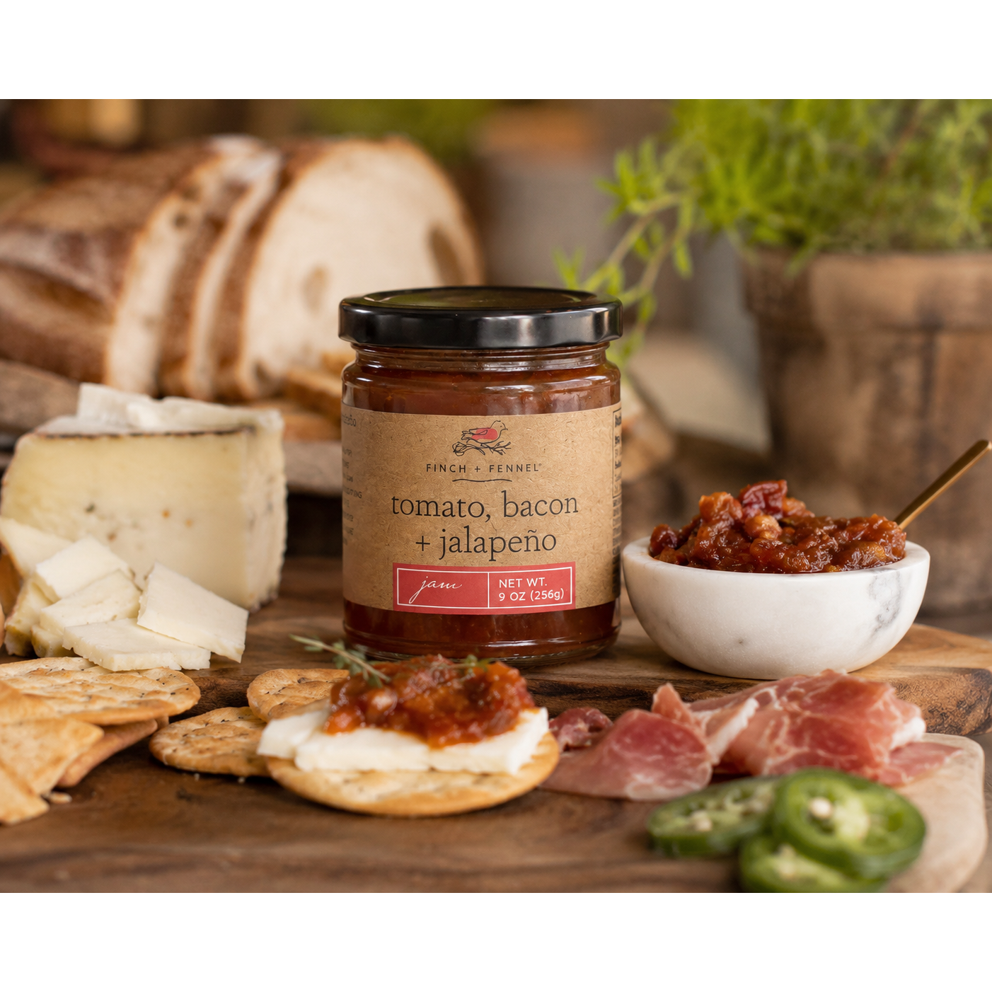 Tomato, Bacon + Jalapeño Jam