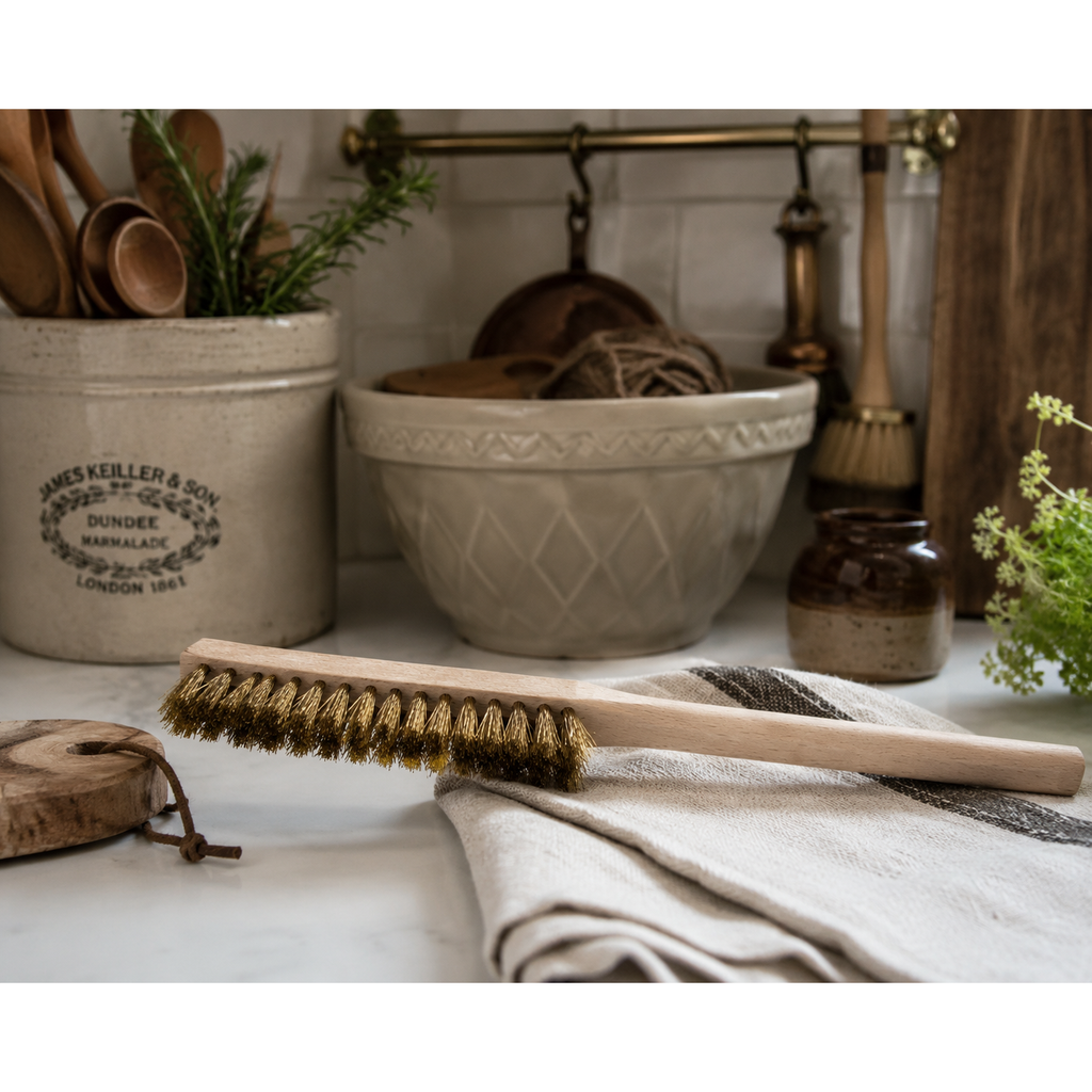 Redecker Brass Wire Cleaning Brush