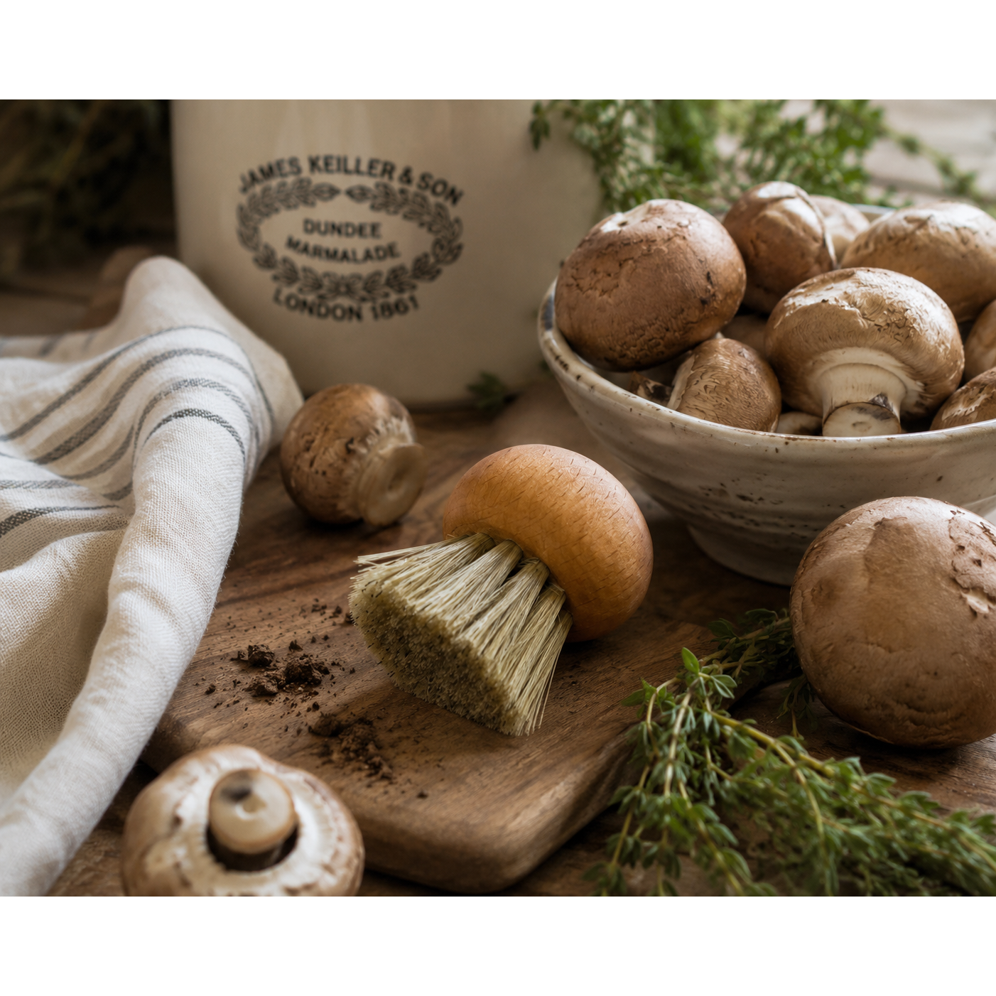 Redecker Beechwood Mushroom Brush
