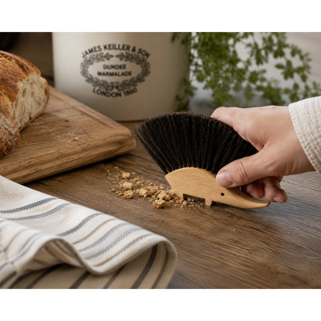 Redecker Hedgehog Table Brush