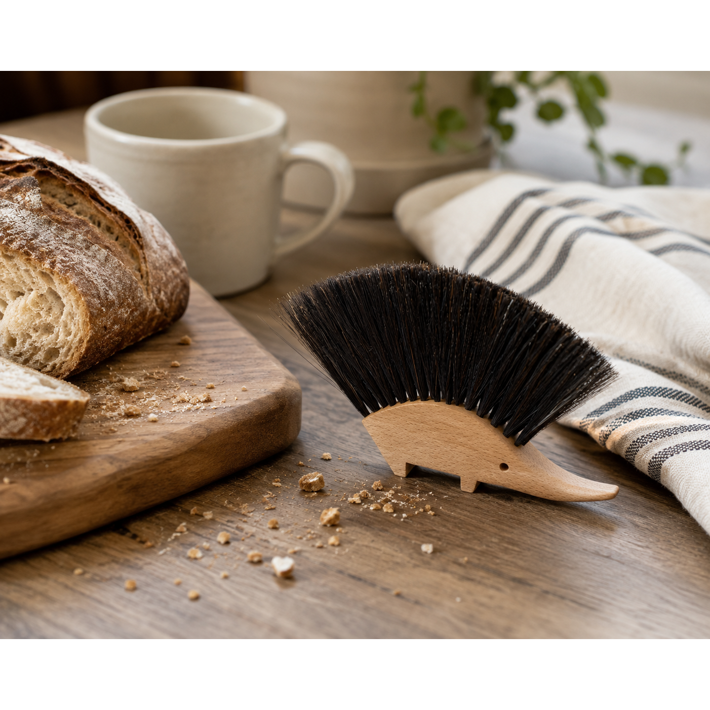 Redecker Hedgehog Table Brush