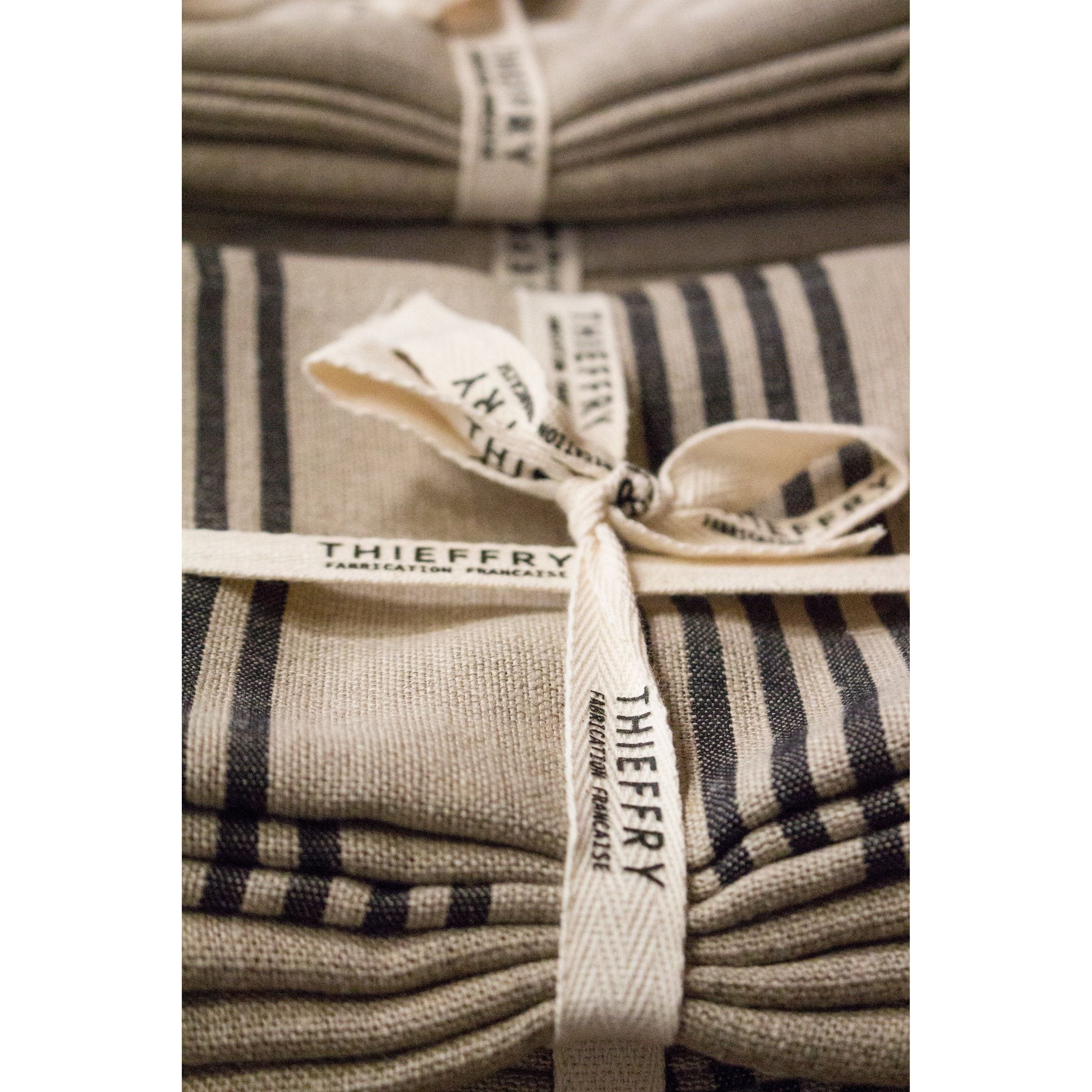 S/2 Thieffry Belgian Linen Dishtowels
