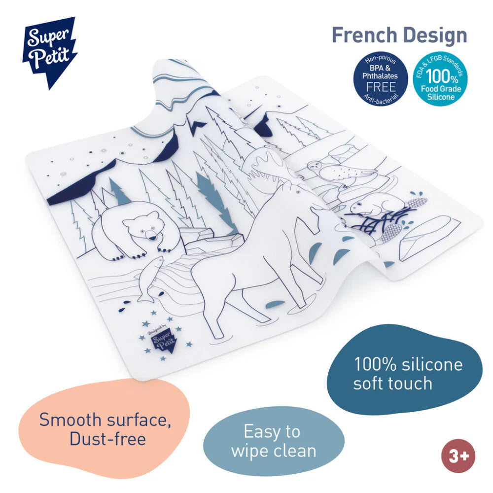Super Petit Silicone Mat & Markers