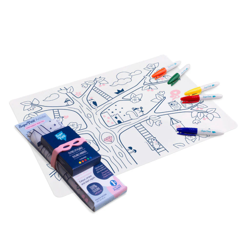 Super Petit Silicone Mat & Markers
