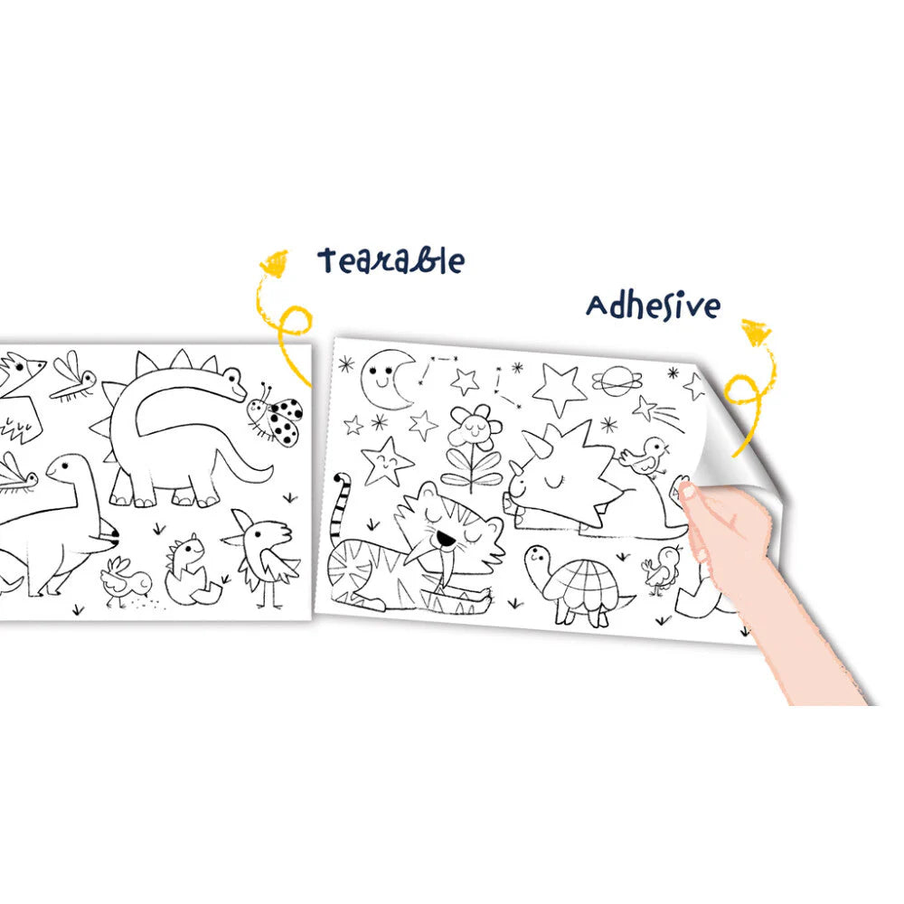 Hoku Yoka | Coloring Roll Kit