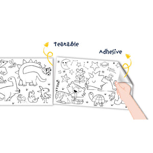 Hoku Yoka | Coloring Roll Kit