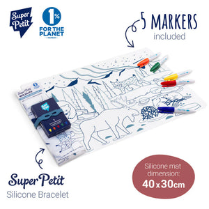 Super Petit Silicone Mat & Markers