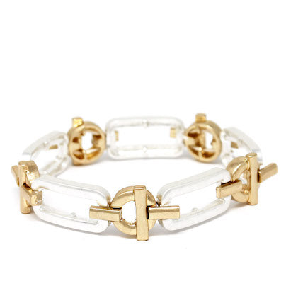 Joni Bracelet | Gold + Silver