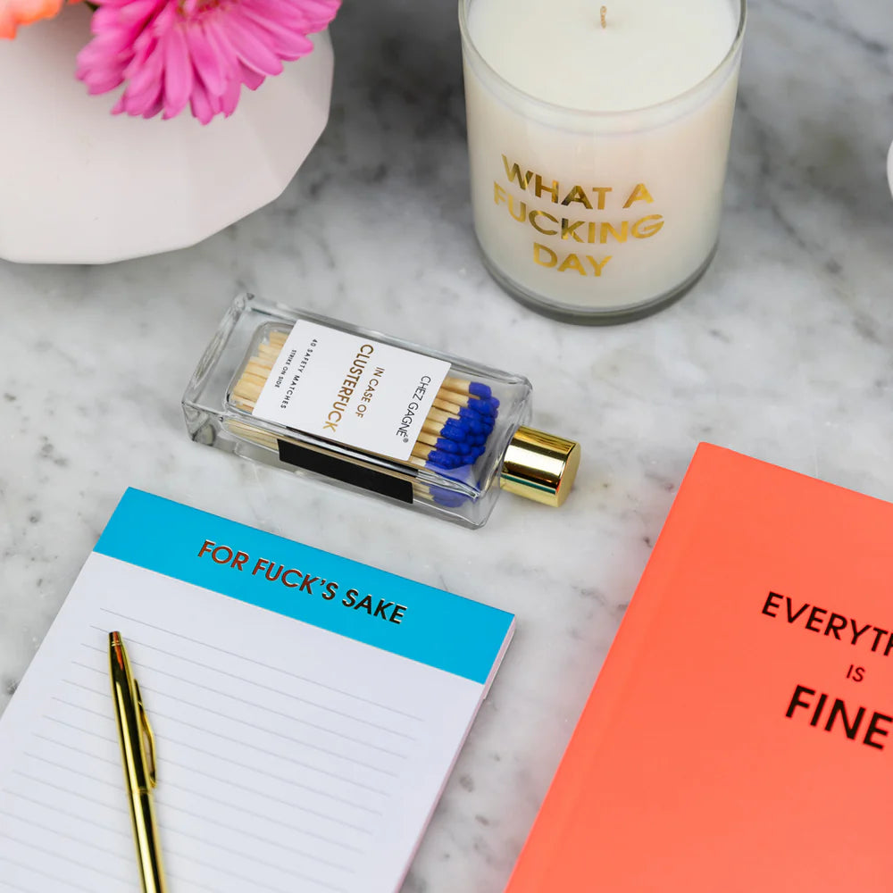 Glass Bottle Safety Matches