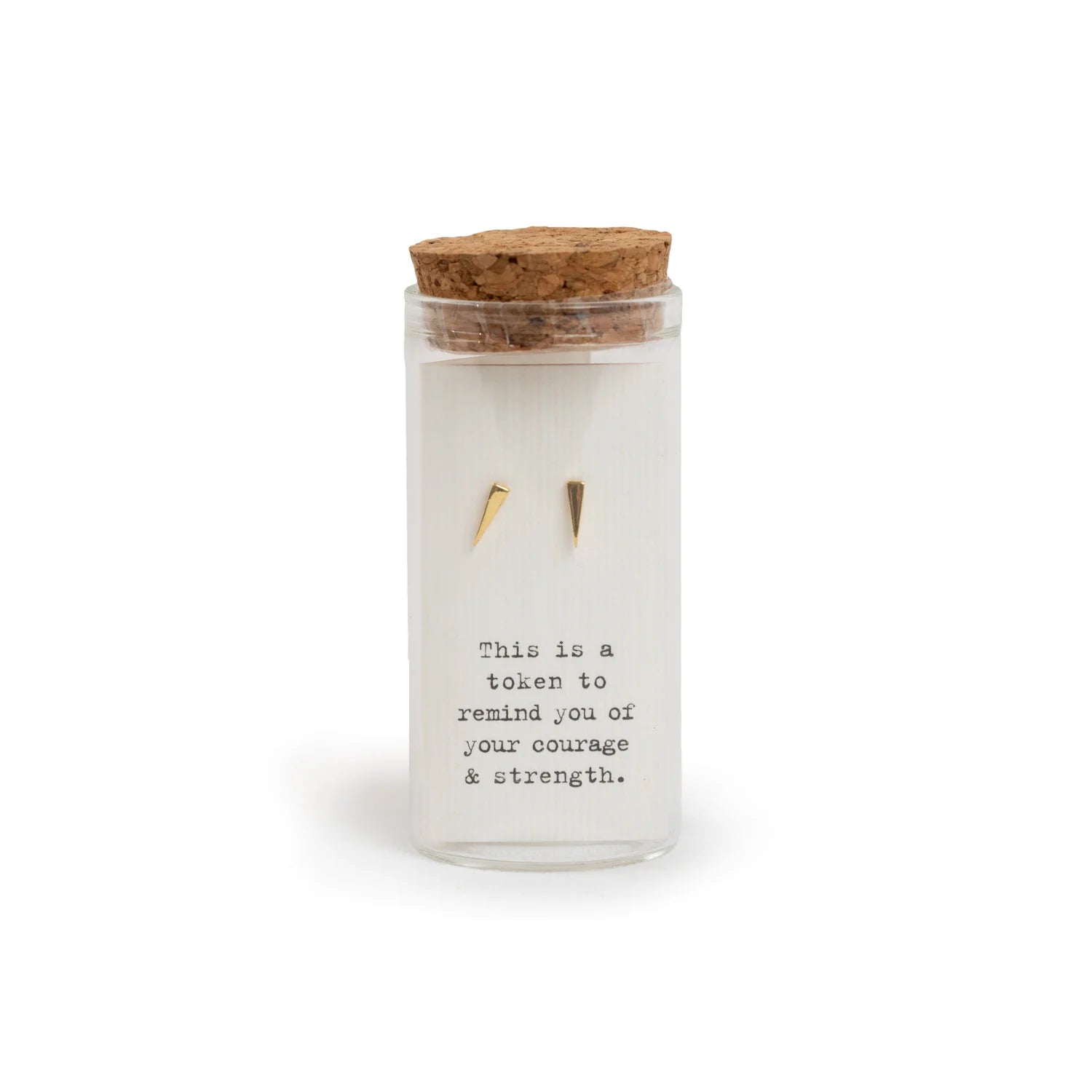 Message in a Bottle Gold Finish Earring Collection