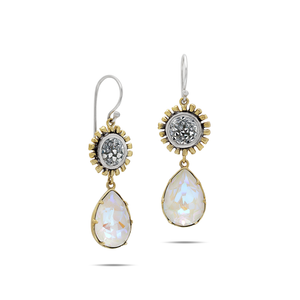 Kristal Be the Light Pear Drop Earrings | Grace
