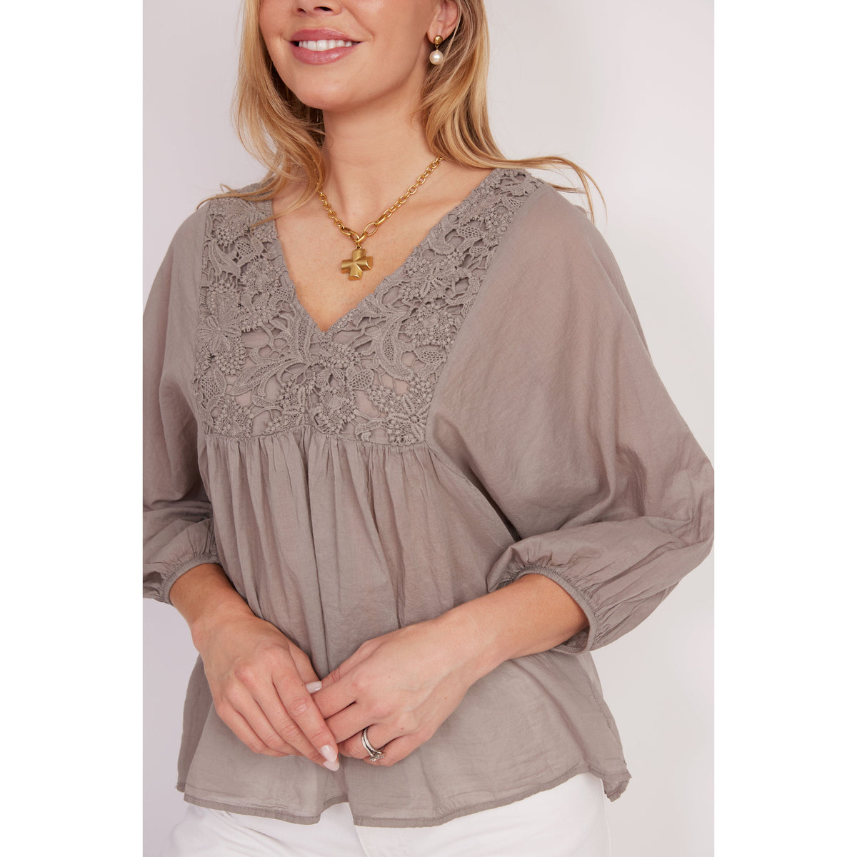 Kristiana Cotton Blouse
