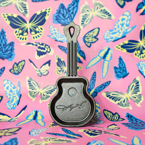 Dolly Parton Rockstar Guitar Mini Lodge Skillet/Spoon Rest