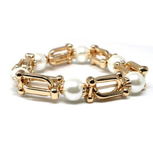 Liam Bracelet | Gold + Pearl