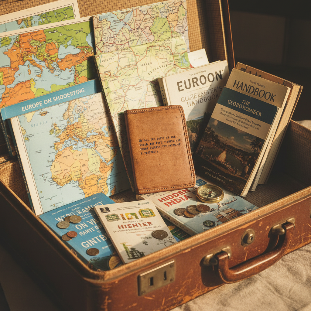 Luggage Passport Cover - Of All the Books in the World