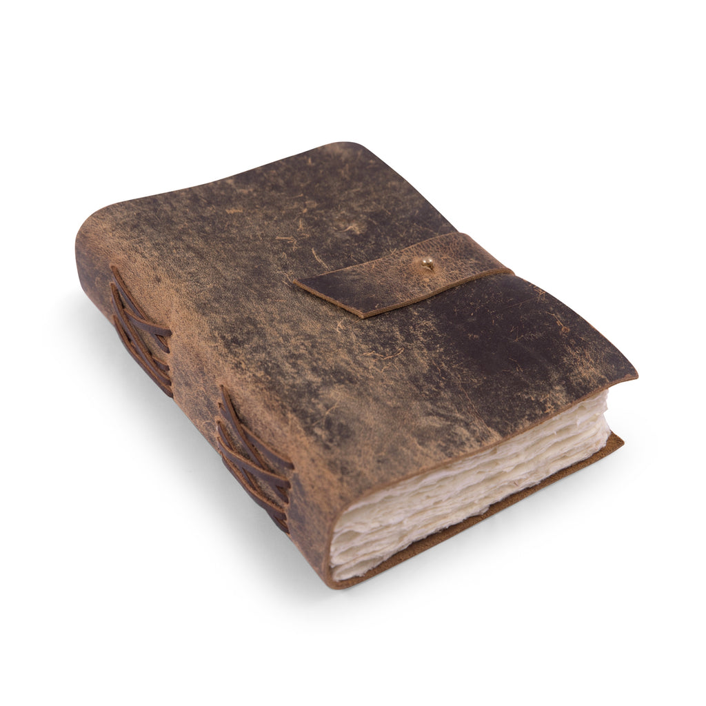 Scratched Leather Journal | Small