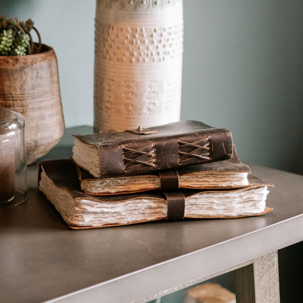 Scratched Leather Journal | Small
