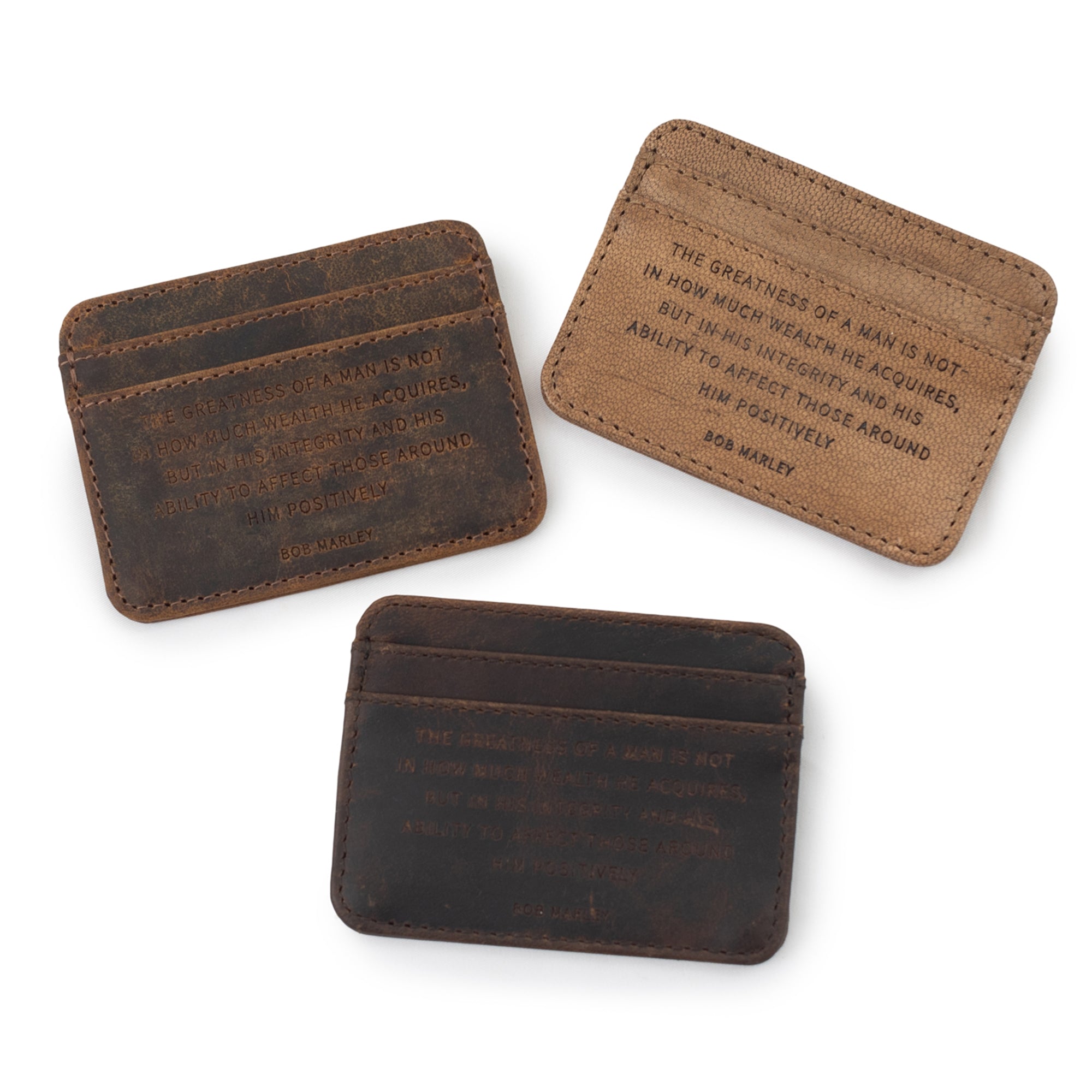 Leather Wallet - Bob Marley
