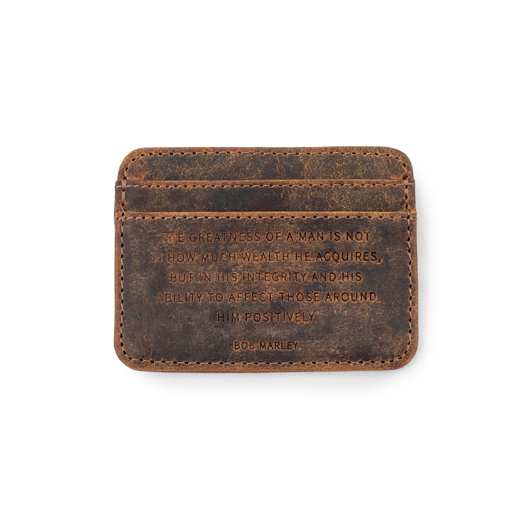 Leather Wallet - Bob Marley
