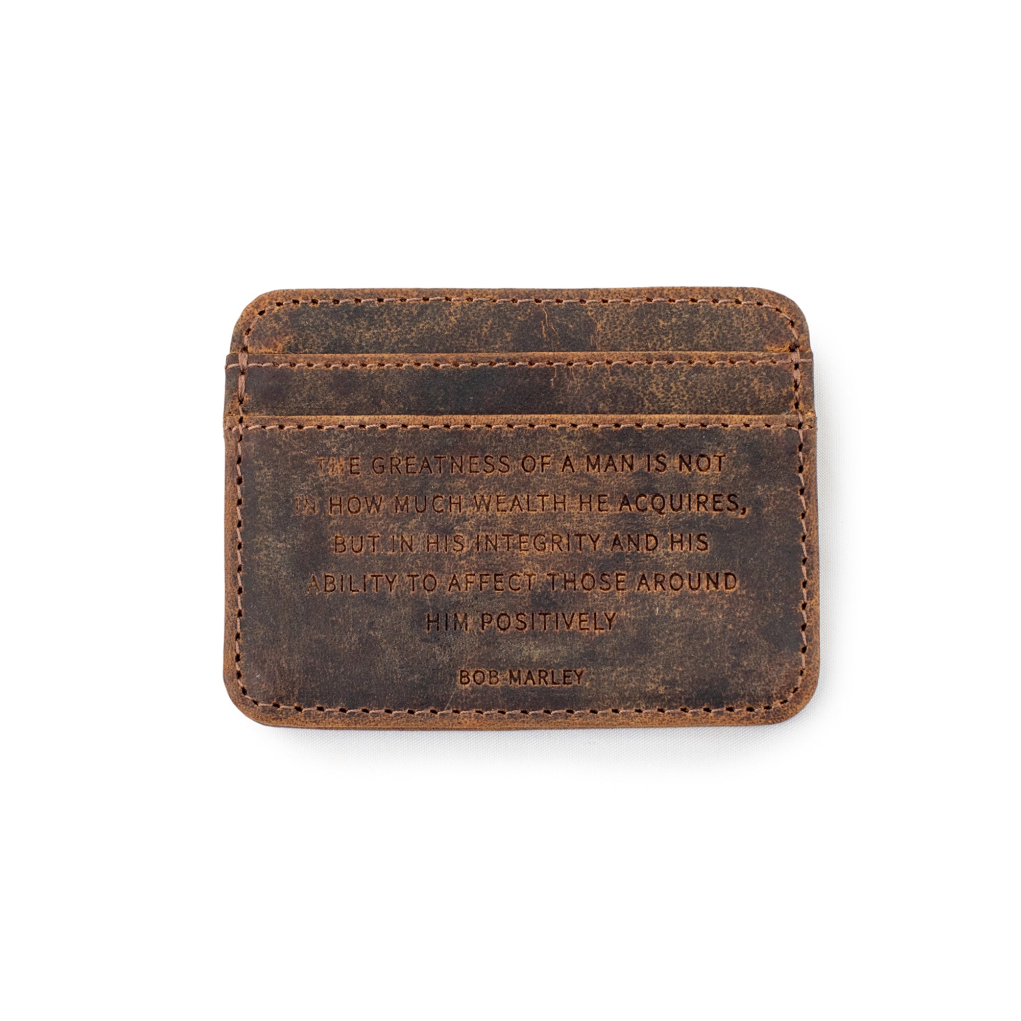 Leather Wallet - Bob Marley