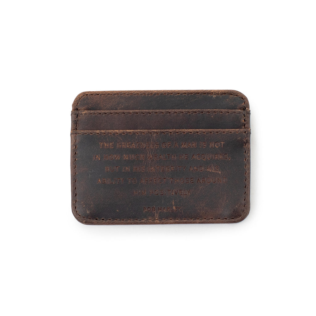 Leather Wallet - Bob Marley