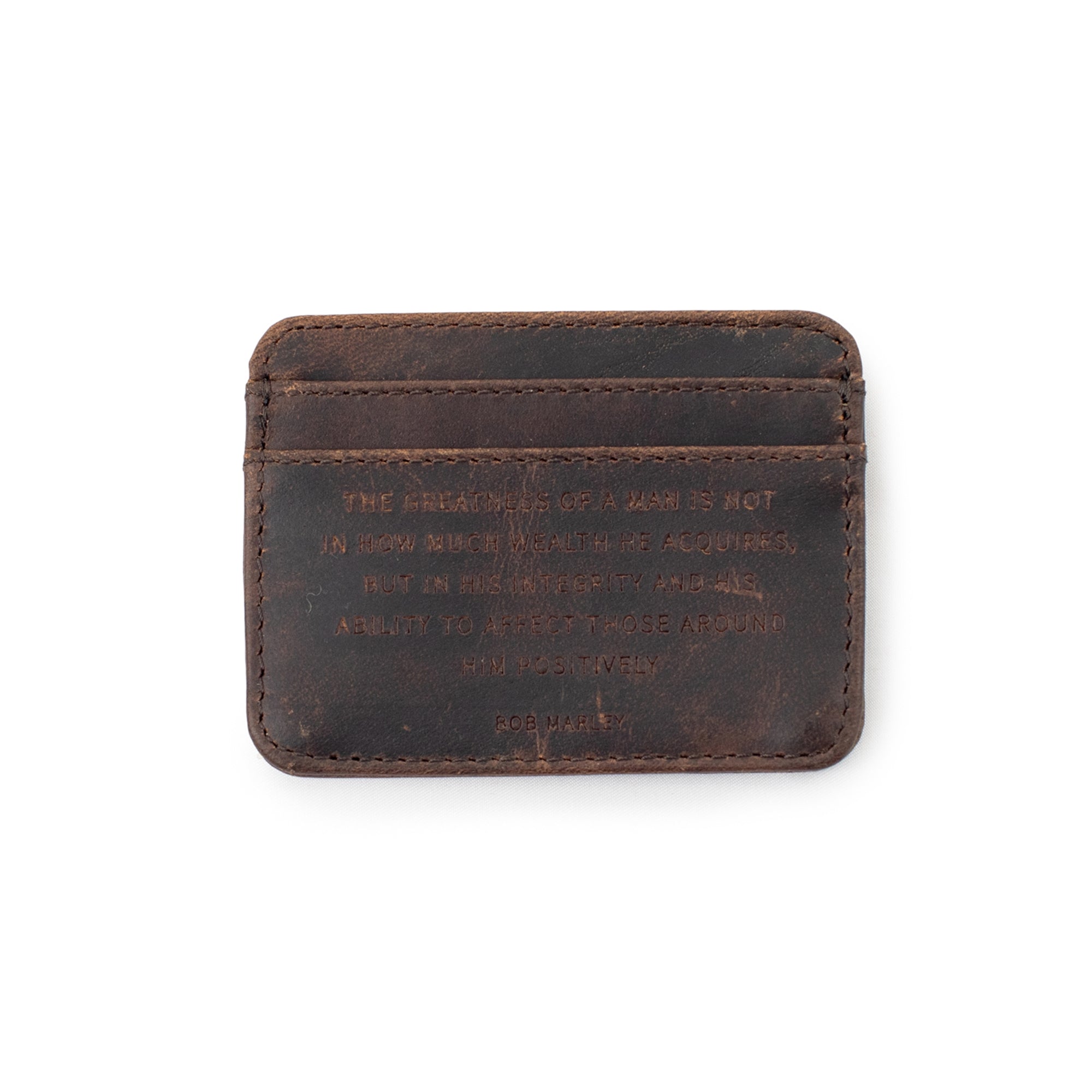 Leather Wallet - Bob Marley