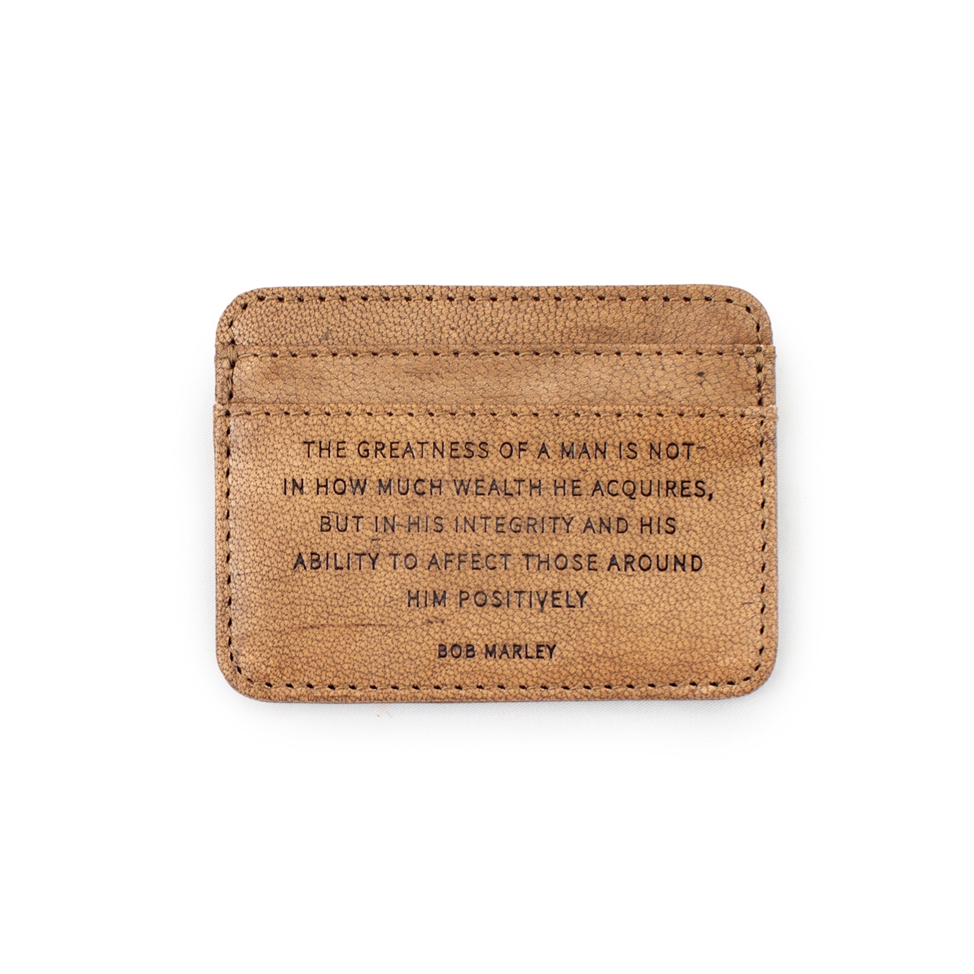 Leather Wallet - Bob Marley