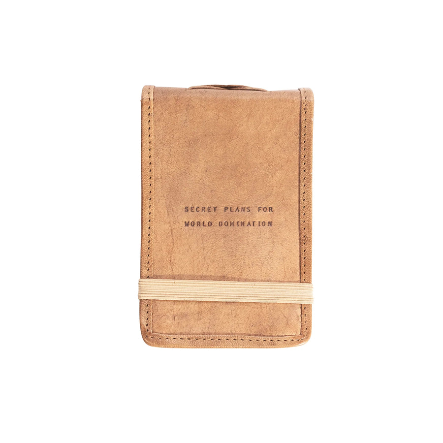 Leather Journal - Secret Plans (Mini)