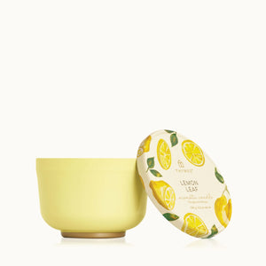 Poured Candle Tin | Lemon Leaf