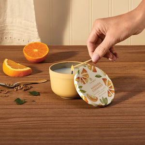 Poured Candle Tin | Mandarin Coriander