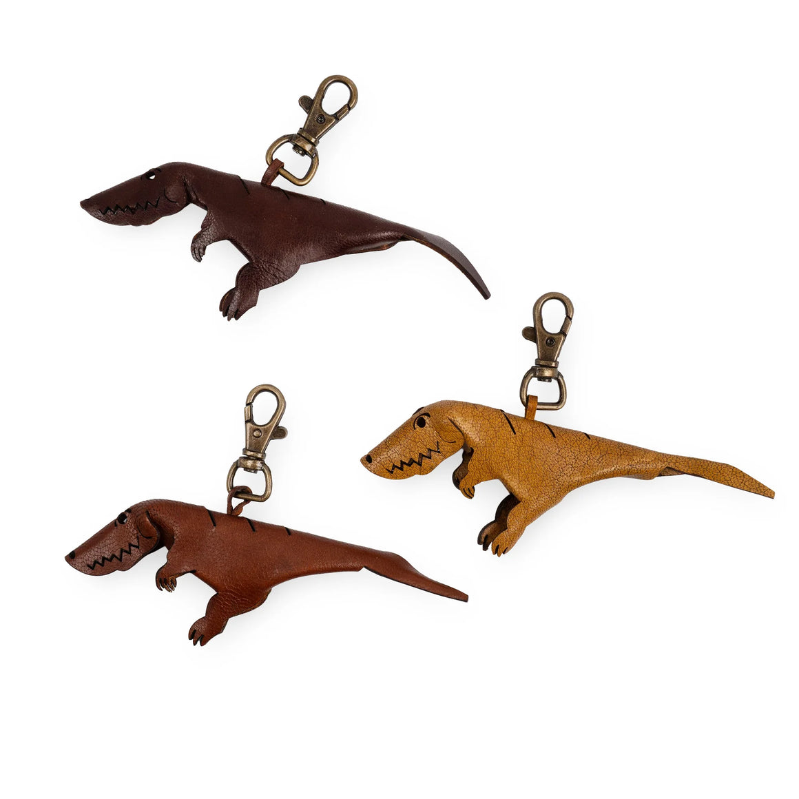 Leather Keychains | Dinosaur