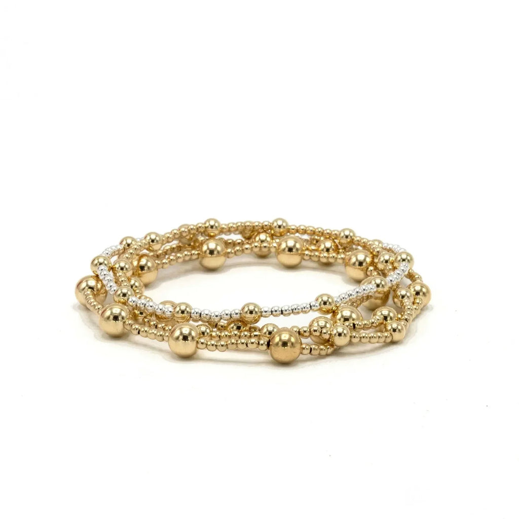 Malibu 14k Gold filled Beaded Bracelet