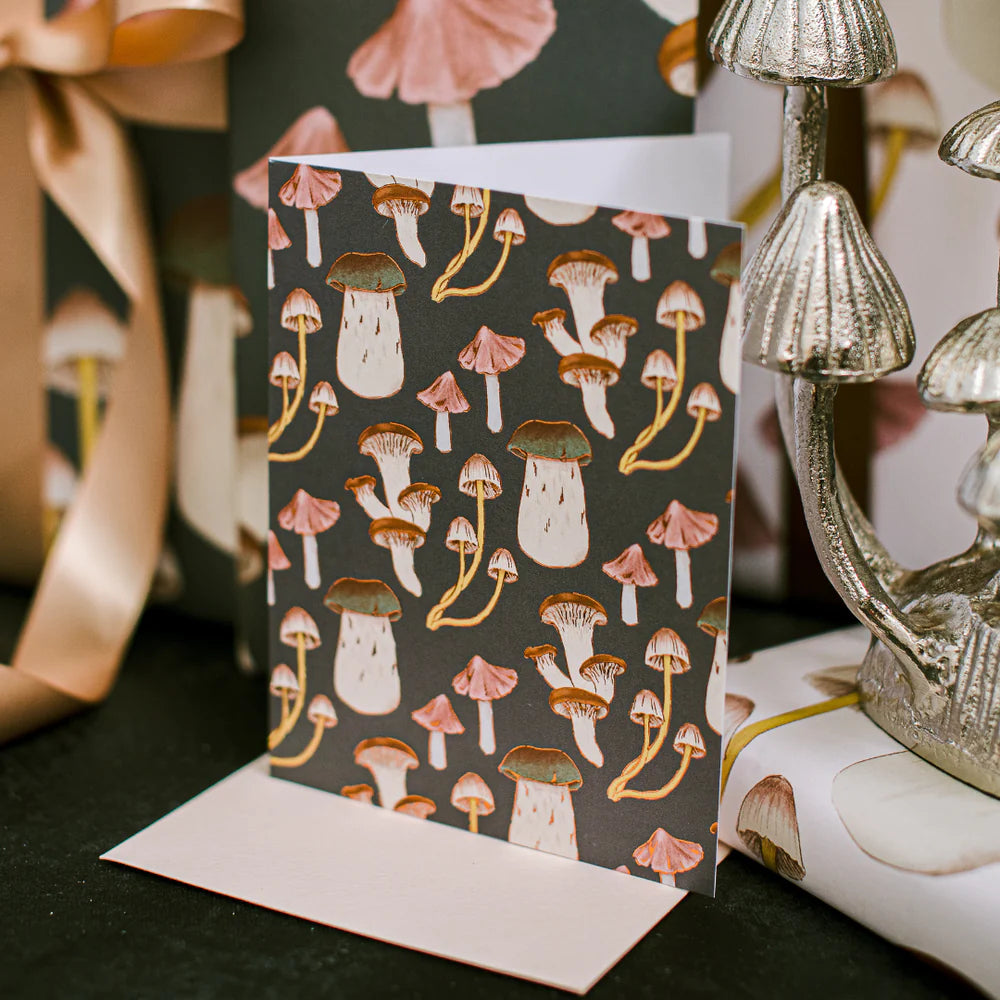 Greeting Card | Mushrooms Pattern