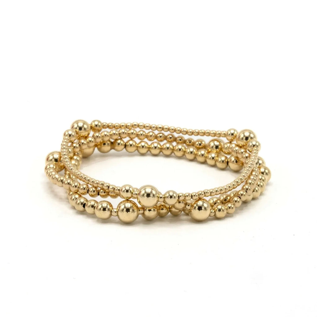 Nantucket 2x6 14K Gold Filled Beaded Bracelet