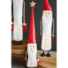 Painted Metal & Wood Santa