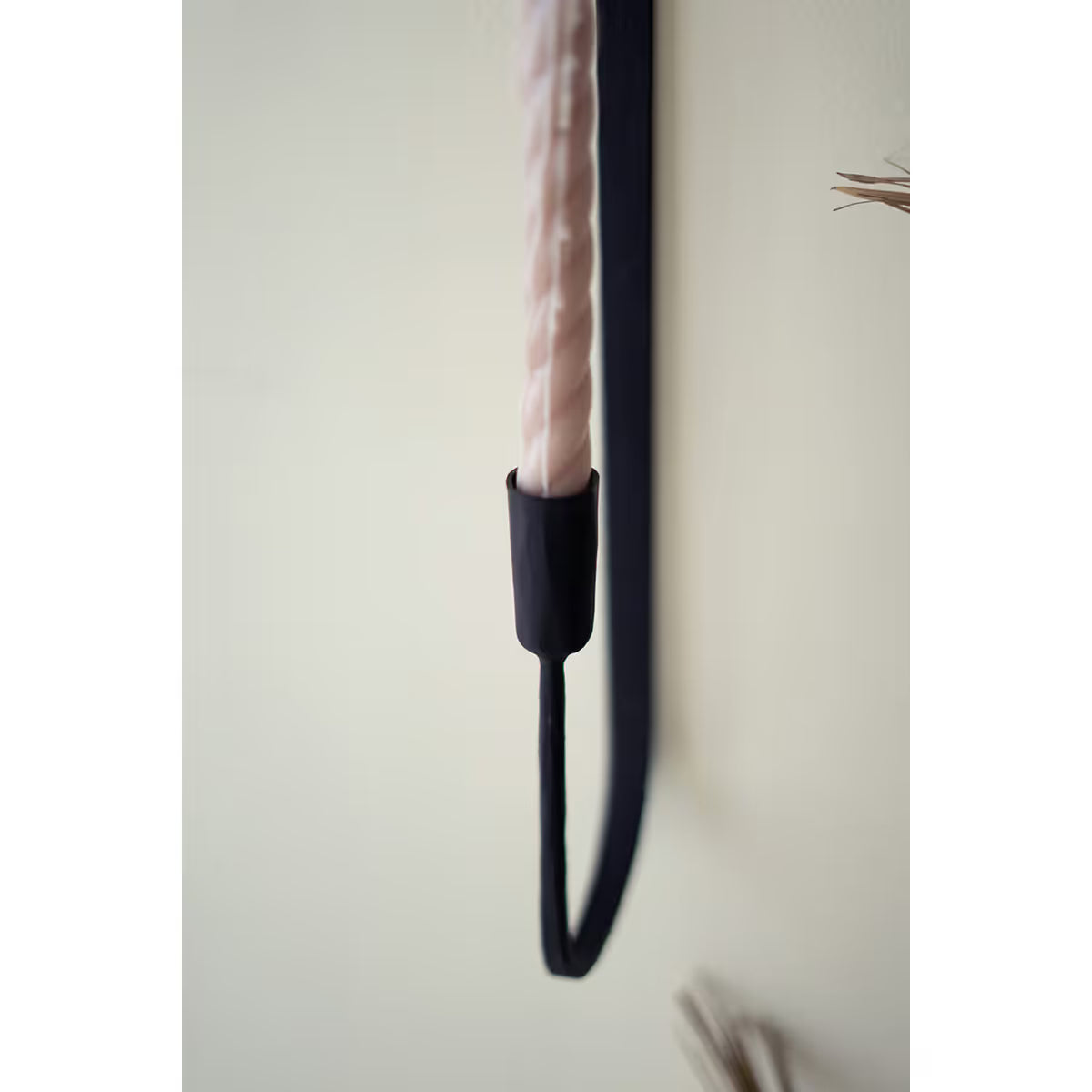 Forged Iron Single Taper Wall Sconce