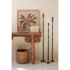 S/3 Tall Forged Iron Taper Candle Holders