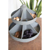 Two-Tiered Round Metal Rotating Organizer
