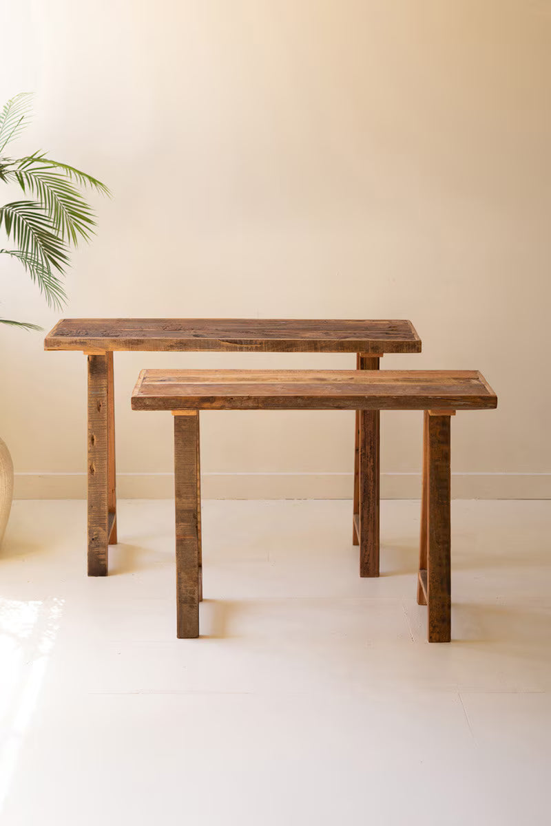 Recycled Wood Consoles