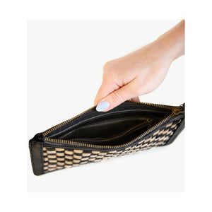 Nesmia Basketweave Clutch