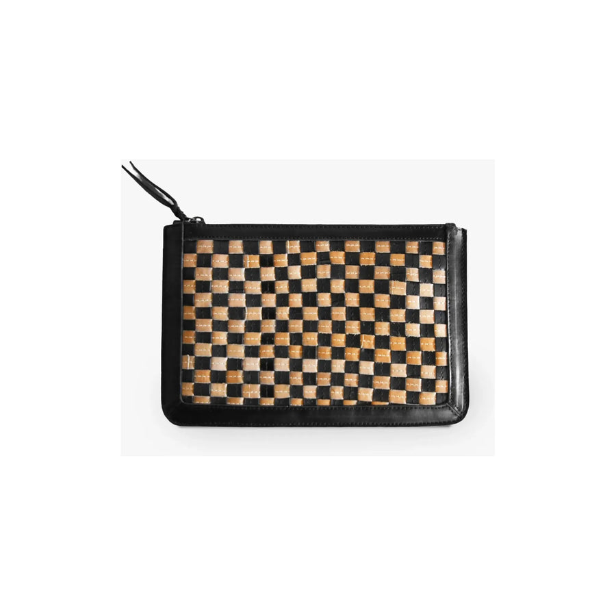 Nesmia Basketweave Clutch