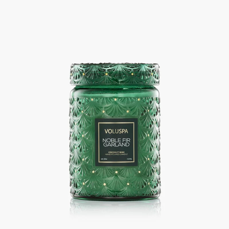Voluspa Jar Candle | Large - Noble Fir Garland