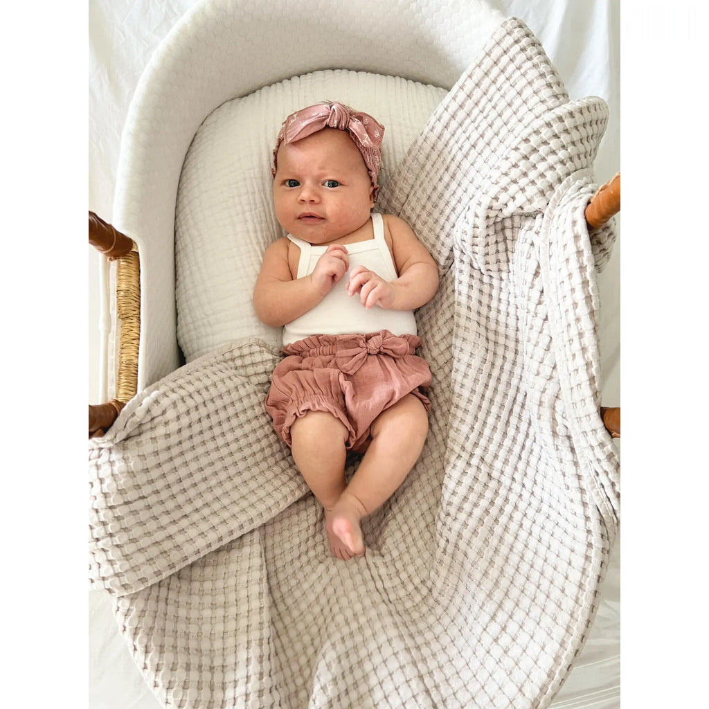 LIMITED EDITION Organic Criss-Cross Bodysuit | White