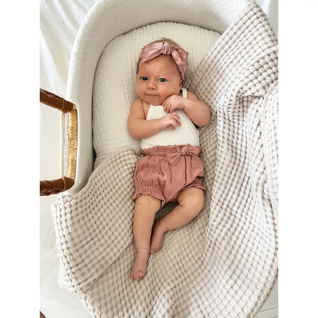 LIMITED EDITION Organic Criss-Cross Bodysuit | White
