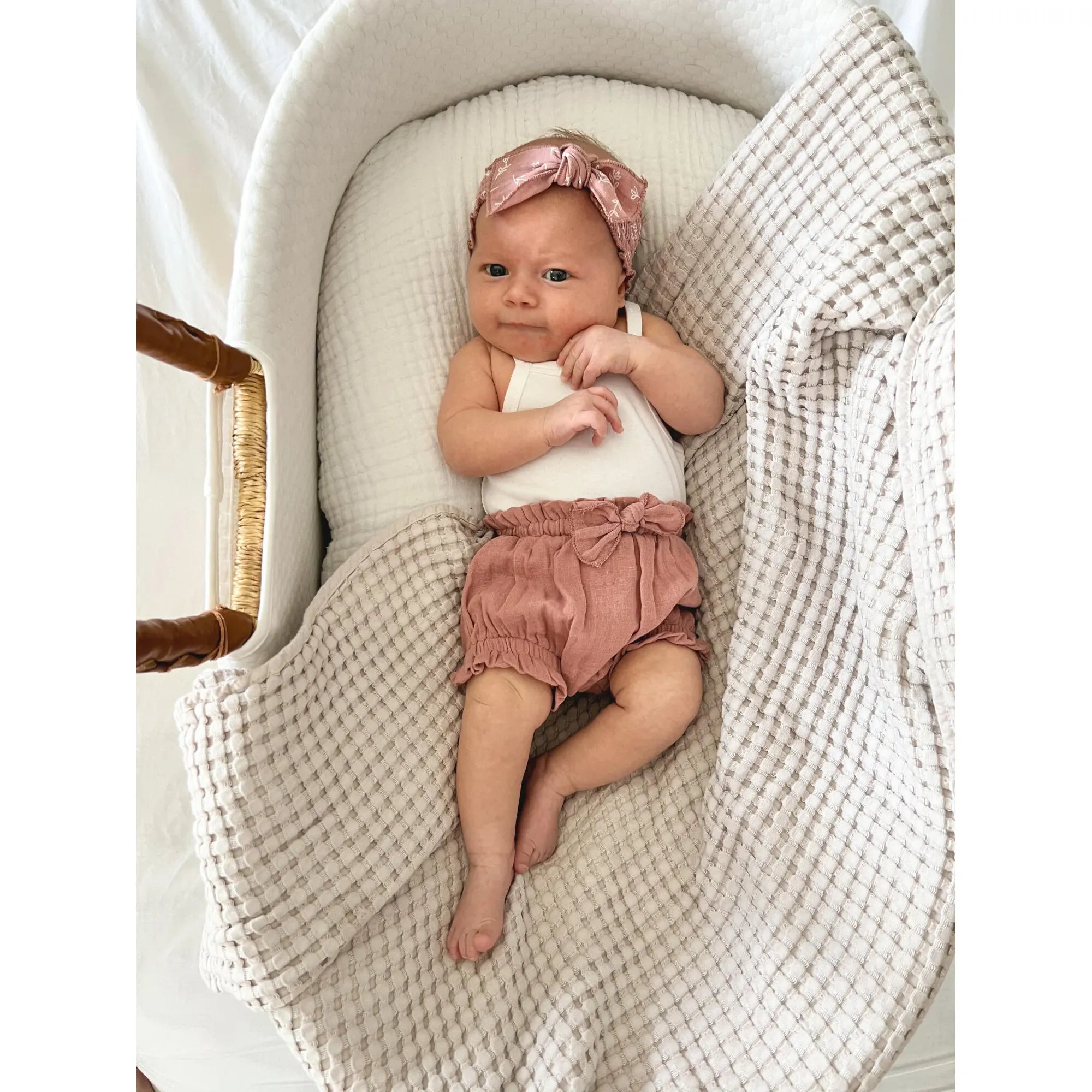LIMITED EDITION Organic Criss-Cross Bodysuit | White