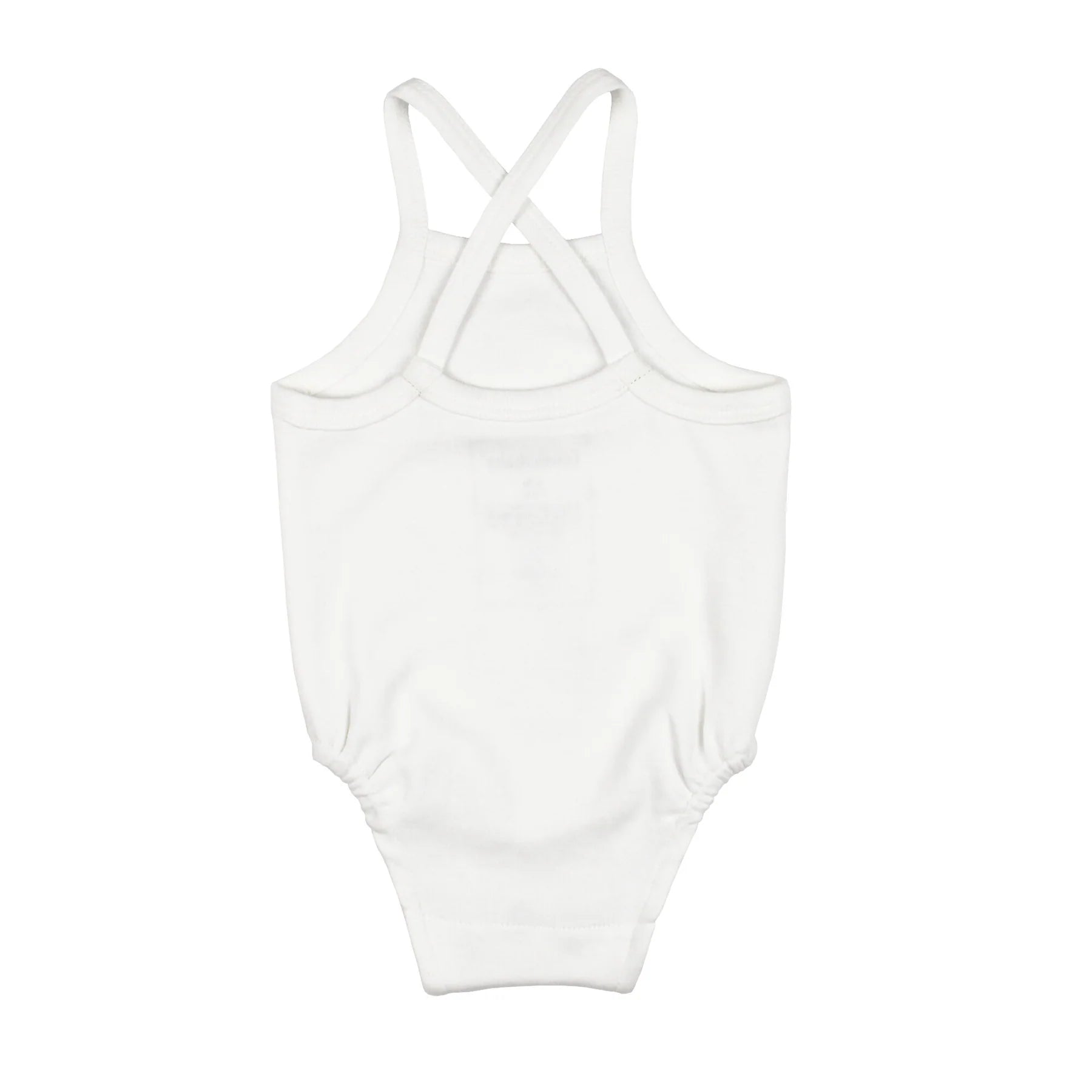 LIMITED EDITION Organic Criss-Cross Bodysuit | White