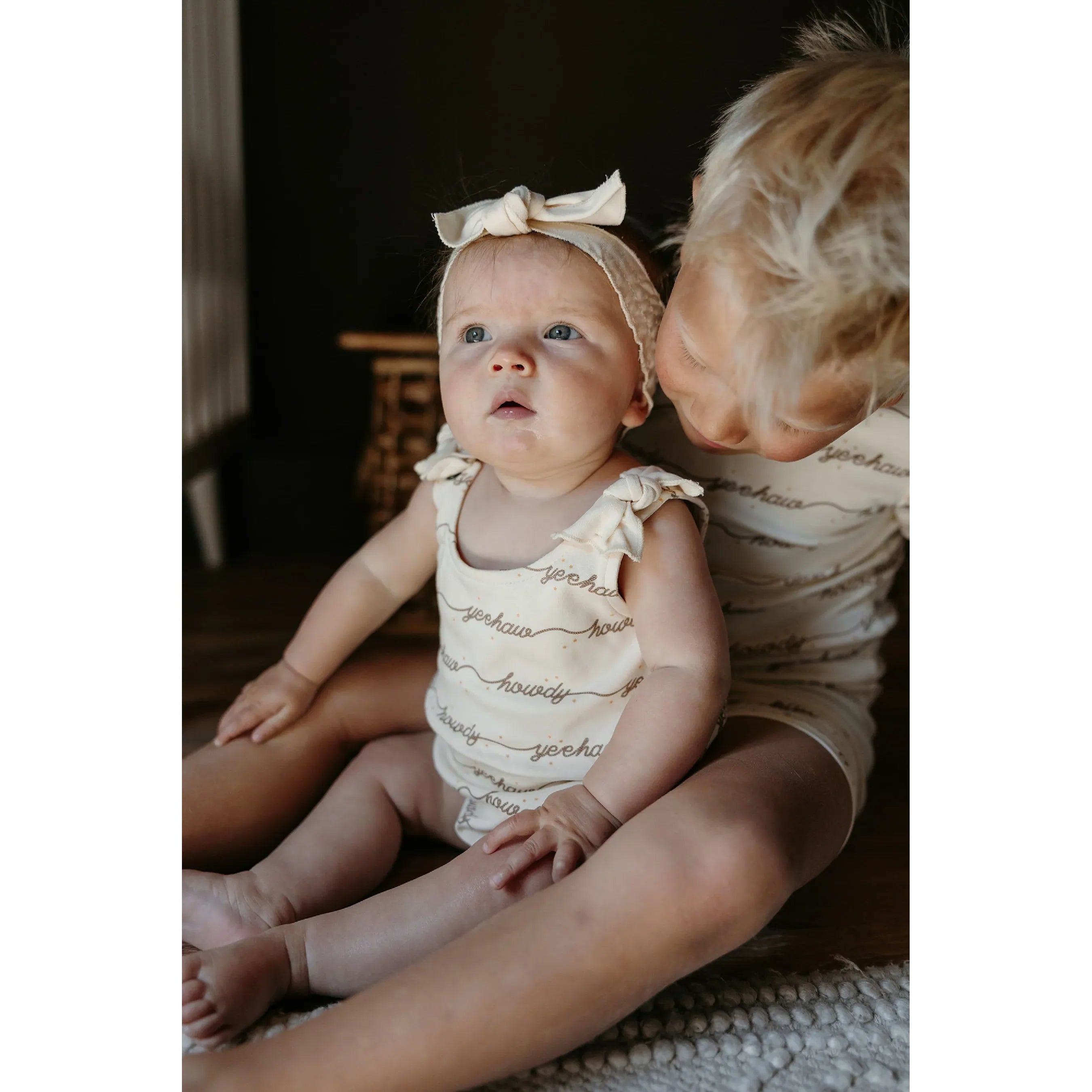 Organic Bowtie Shoulder Bodysuit | Howdy